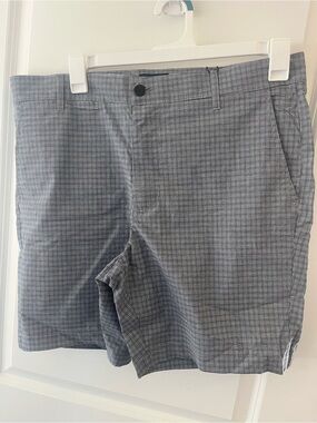 Ben Sherman Golf Shorts Plaid Stretch Flat Front Size 36w NWT